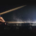 Playing drum